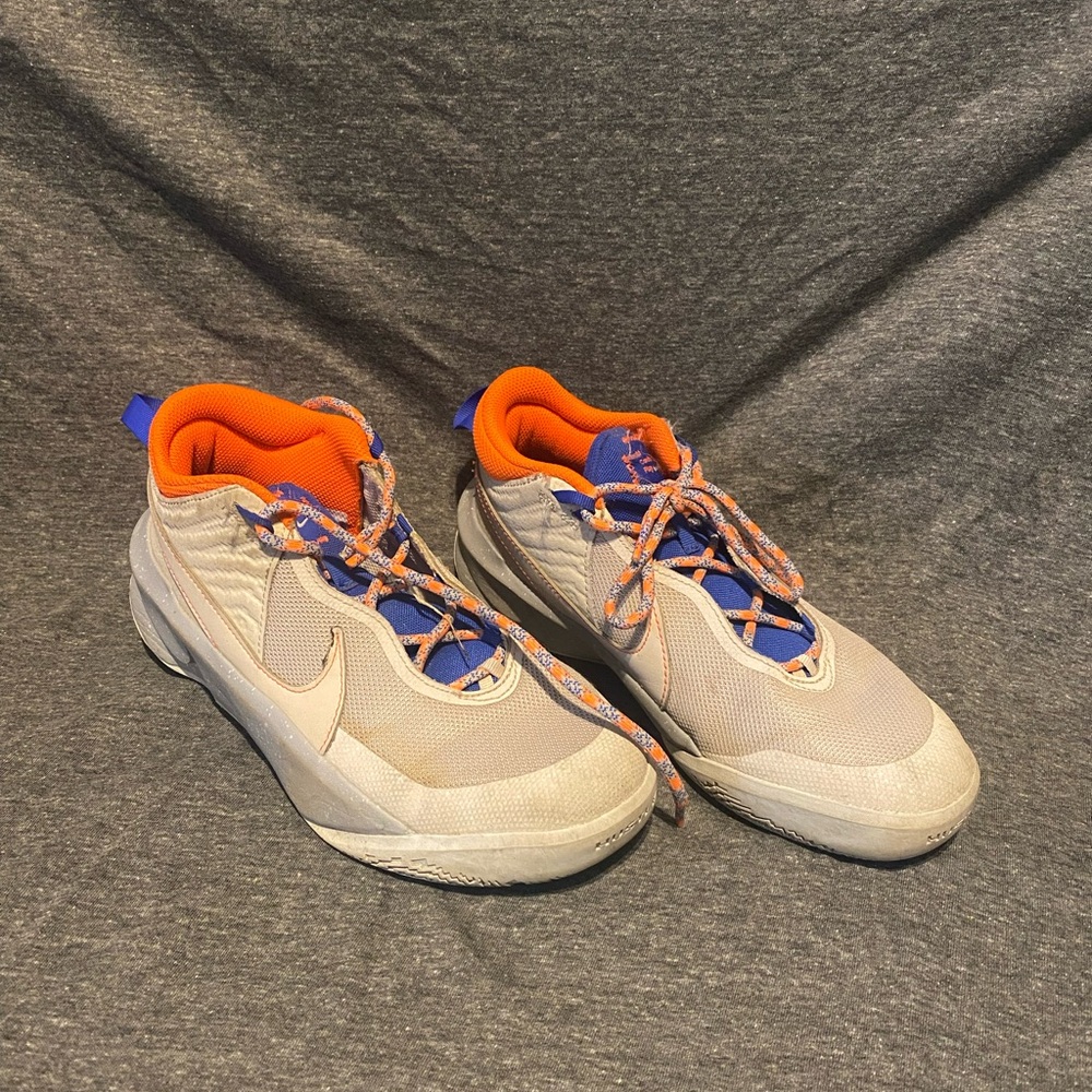 Nike Gray and Orange Athletic Shoes